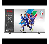 TCL 50T69C : TV QLED 50" 4K Ultra HD Smart TV Google TV, HDR Dolby Vision/HDR10+/HLG, 3840x2160, WiFi, Bluetooth 5.4, HDMI 2.1, Métallique