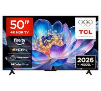 TCL 50V6D 50 Pouces 4K HDR, Fire TV, HDR10+, Dolby Atmos, DTS:X, Game Master, Motion Clarity, AirPlay 2, Press & Ask Alexa