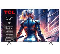 TCL 55C75B Télévision 4K QLED, Google TV - 55 pouces
