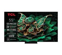 TCL 55C7K - 55" - C7K Series TV LCD rétro-éclairée par LED - QLED - Smart TV - Google TV - 4K UHD (2160p) 3840 x 2160 - HDR - Mini-LED, Quantum Dot Pro - aluminium brossé