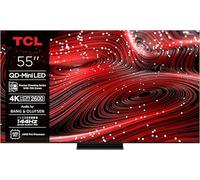 TCL Electronics Téléviseur 55C89K 138 cm QD‑Mini LED 4K UHD 2025 Aluminium brossé CD