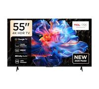 TCL 55P6K TV LED Direct 55", TV HDR 4K, Smart TV avec Technologie Google TV (Dolby Audio, Motion Clarity, Compatible avec Google Assistant et Alexa)
