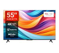 TCL TV QLED 55T7B 4K HDR Pro 55’’ avec Google TV et système sonore Dolby Atmos, Compatible avec l’Assistant Google et Alexa