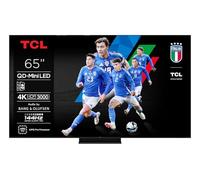 TCL 65C7K QD-Mini TV LED 65" 4K HDR Premium 2600 Smart Google TV avec 144 Hz Motion Clarity Pro (Dolby Vision IQ & Atmos, Panneau CrystGlow HVA, Audio de Bang & Olufsen, Game Master)