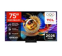 TCL 75Q7D Pro 75” SQD-Mini LED TV, 4K HDR 2000 nits, 760 Zones de Gradation, Google TV, Dolby Vision IQ & Atmos, 2.1 Onkyo, 144Hz, Apple AirPlay 2 & Alexa