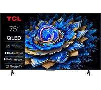 TCL 75T69C 75" (191 cm) QLED, Direct LED TV, 4K HDR TV, Smart Google TV (Dolby Vision & Atmos, Game Master, Motion Clarity, Compatible Google Assistant & Alexa)