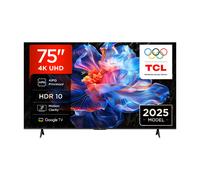 TCL 75V6C Smart TV 4K Ultra HD 75" avec HDR10+, Dolby Vision, dalle HVA