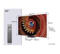 TCL 85C89K TV 2,16 m (85") 4K Ultra HD Smart TV Wifi Noir 5000 cd/m²