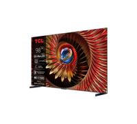 TV QD-Mini LED Tcl 98C89K 248 cm 4K UHD 2025 Aluminium brossé CD