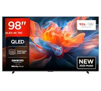 TCL 98T8C 98" QLED 4K HDR Ultra HD TV, Smart TV Powered by Google TV (Dolby Vision & Atmos, 144Hz Motion Clarity Pro, FreeSync, Onkyo 2.1 Sound, Voice Control)