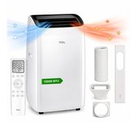 Climatiseur mobile réversible TCL 12000 BTU, Blanc