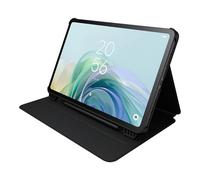 TCL Étui pour Tablet Table 11 Gen 2 - Housse Protectrice Slim en Cuir PU avec 3 Positions Réglables, Porte-Stylo Magnétique, Fonction Veille/Réveil Auto, Noir