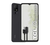 TCL Mobile 40NXTPAPER 5G Smartphone 5G, Écran 6,6 HDplus90 Hz, 256 Go, 12 Go RAM, Triple caméra de 50 MP, Android 13, Batterie 5010 mAh, Starlight Black, USB Type-C Additif