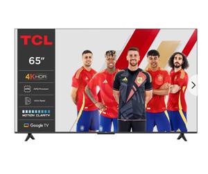 TCL P61 65P61KX7 TV 165,1 cm (65 ) 4K Ultra HD Smart TV Noir, Métallique