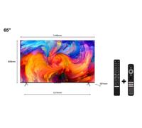 TCL P63 Series P638 165,1 cm (65 ) 4K Ultra HD Smart TV Wifi Noir