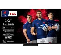 TV QD-Mini LED Tcl 55C89K 138 cm 4K UHD 2025 Aluminium brossé CD