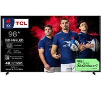 TV QD-Mini LED Tcl 98C89K 248 cm 4K UHD 2025 Aluminium brossé CD
