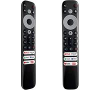 TCL RC902V Replacement Remote Control for TCL Smart TV 4K UHD QLED TV (No Voice Function, No Adjustment Required)