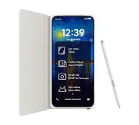 TCL Smartphone Android NXTPAPER 60 Ultra 5G, écran FHD+ 7,2 Pouces, 12 Go de RAM + 512 Go de ROM, téléphone respectueux des Yeux, Couleur Blanc Lunaire,avec Coque à Rabat et Stylet.