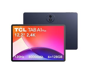 TCL Tab A1 Plus, 6GB+128GB, Écran immersif 12,2" 2,4K 120Hz, Processeur 4 nm avancé, Design monocoque métallique Fin, Google Gemini, AI Toolbox, Interface intuitive