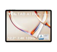 TCL Tab A1 Plus NXTPAPER, écran 12,2" 2,4K 120 Hz, 6+256 Go, processeur Octa-Core, IA, Batterie 10 000 mAh, 4 Haut-parleurs, Design métal élégant pour Travail et Loisirs