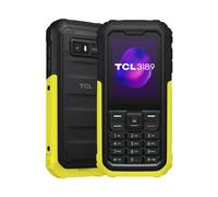 TCL Téléphone Robuste 3189 4G, étanche, résistant aux Chocs IP68, autonomie de 17 Jours, Bouton SOS, appels HD, Lampe de Poche LED, Dual Sim, Jaune (Jaune Lumineux), écran 2,4"