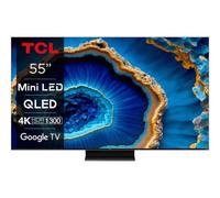 TCL Téléviseur 55 pouces - Mini LED QLED - Google TV 55C804