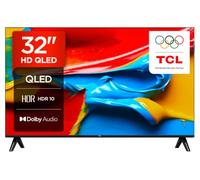 TCL TV 32V4C - 32" HD Smart QLED Direct LED avec Android TV et HDR - Compatible avec Google Cast et Google Home, Delgado Design