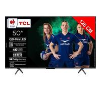 TCL TV Mini LED 4K 126 cm 50C61K 4K QD-Mini LED avec Google TV 2025