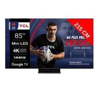 TV QLED 4K TCL - 85MQLED80 - 215 cm - Google TV - Dolby Atmos