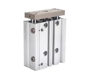 TCM12/16/20/25/32/40/50/63/80 cylindre à air guidé à trois axes, course de 10 à 200 mm(Stroke 150mm-S,TCM80)