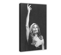 TCMAHE Poster Dalida (2) sur toile - Décoration pour chambre à coucher, bureau, chambre - Cadeau - 50 x 75 cm