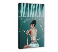 TCMAHE Poster sur toile Marina et les diamants Princesse du pouvoir - Décoration murale pour salon, chambre à coucher - 20 x 30 cm
