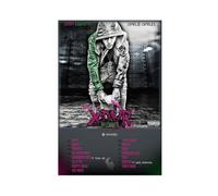 TCMAHE Poster sur toile pour album de musique Rappeur Sfera Ebbasta XDVR - Décoration de chambre à coucher, bureau, cadeau - 20 x 30 cm