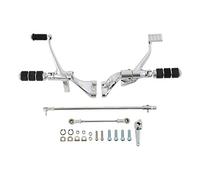 TCMT Commandes avant - Levier de verrouillage - Convient pour Harley Sportster XL 1200 883 2014-2020 (style B chromé)