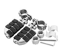 TCMT Pédale d'autoroute réglable 25mm 30mm 35mm Pédale d'autoroute pour Harley Touring Sportster Honda Shadow 600 VT600 GoldWing GL1800 2001-2011 VT750 Shadow VT1100 VTX1300 VF750