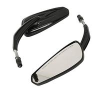 TCMT Rétroviseurs 8 mm pour Harley Sportster XL1200 883 Softail Fat Bob Street Bob Low Rider Touring Road King Road Glide Street Glide Electra Glide