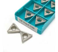 TCMT16T304 TCMT16T308 MT CT3000 Inserts en carbure for outils de tournage internes, outils de coupe for tours à métaux, 10 pièces(TCMT16T308 MT CT3000)