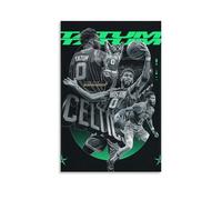 TCNDFZ Jayson Tatum - Impression sur toile classique - Décoration murale pour salon - 20 x 30 cm - Style 42