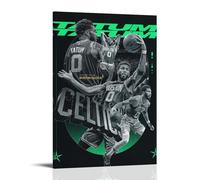TCNDFZ Jayson Tatum - Impression sur toile classique - Décoration murale pour salon - 60 x 90 cm, style 42