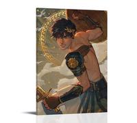 TCNDFZ Percy Jackson Impression sur toile murale classique avec cadre pour salon 60 x 90 cm