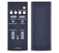 TCNOUMT FSR78 ZV28960 Télécommande de rechange compatible avec Yamaha Soundbar YAS-207 ATS-1060 ATS-1070 FSR78-ZV28960
