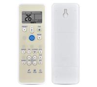 TCNOUMT Nouvelle télécommande de rechange compatible avec climatiseur Carrier/Toshiba WC-L03SE WH-L03SE KTKL004 RBC-AX32CE2 RBC-AX32UW-E TCB-AX32E2