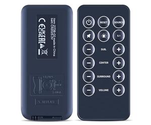 TCNOUMT Télécommande de rechange compatible avec le système de haut-parleur surround Gaming X Trust GXT 658 Tytan 5.1