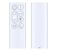 TCNOUMT Télécommande de rechange compatible avec purificateur d'air Dyson Dual-Direction TP04 TP06 TP09 DP04 TP07 TP08 TP7C (numéro de pièce : 969154-02) - Blanc