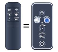 TCNOUMT Télécommande de rechange compatible avec ventilateur sur pied Rowenta Turbo Silence Extreme VU5670 Series VU5670F2 VU5670F0 VU/VF567x