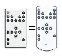 TCNOUMT Télécommande de rechange pour système de musique Tivoli Audio PAL+ PALPRWHT