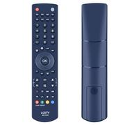 TCNOUMT Télécommande de rechange RC1910 compatible avec Toshiba Polaroid Bush Sharp Telefuken TV P19LEDDVD12 22D1333G 22DL502B 22DL504B 24W1337DB 32DV504B 40L1353DB 48L1443DG Télécommande universelle