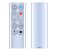 TCNOUMT Télécommande de ventilateur compatible avec purificateur d'air Dyson AM09 Pure Hot+Cool Link, argent, pas de fonction magnétique