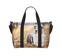 Tcoay Berger australien, sac de plage pour femme - Sacs de voyage réutilisables à bandoulière